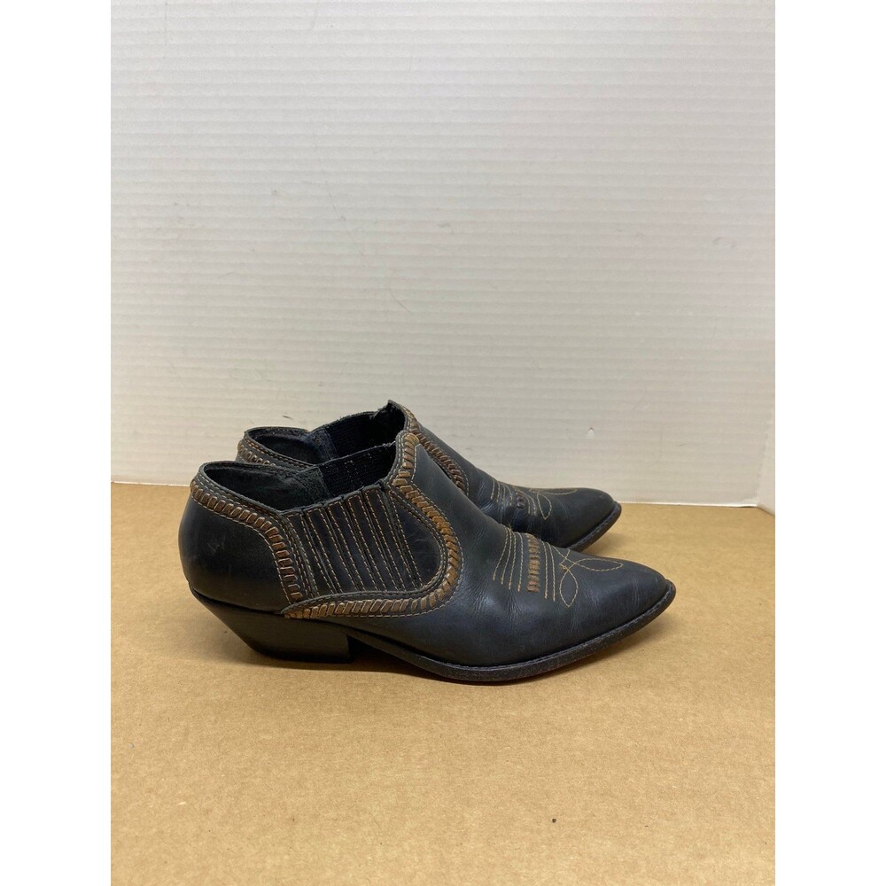 Circle S western vintage slip on low boot 8